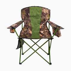 Fold-up chair with cooler bag