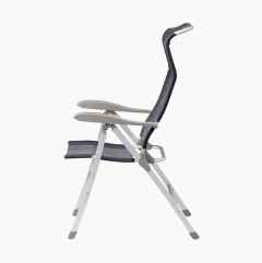 Camping chair with neck support, 8 positions