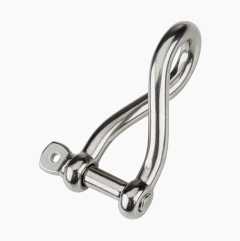 Shackle twisted, 8 x 42 mm