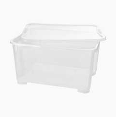 Storage box with wheels, 145 litre