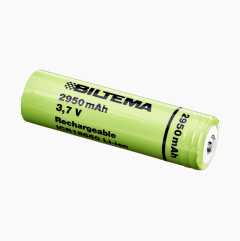 Rechargeable ICR18650 battery, 2950 mAh
