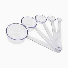 Measuring spoons, 5 parts