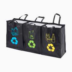 Recycling bags, 3 x 45 L