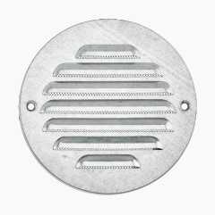 Ventilation grille, screw mounting, round, 155 mm