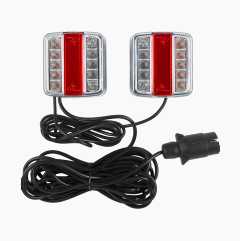 Magnetic rear lamps for trailers 