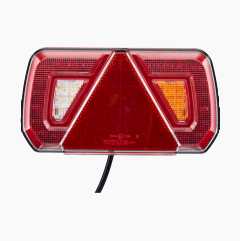 Rear lamp, LED, 252 x 133 mm, with reflector, right