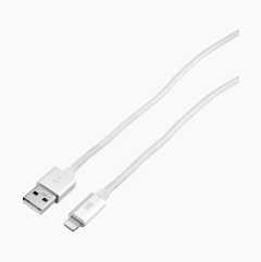 USB charge/sync cable with lightning connector.