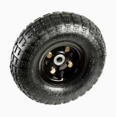 Pneumatic rubber wheels