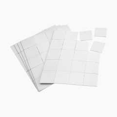 Self-adhesive fastening pad, double-sided, 200 pcs.