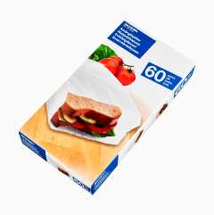 Sandwich bags, 60-pack
