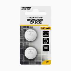 CR2032 Lithium Battery, 2-pack