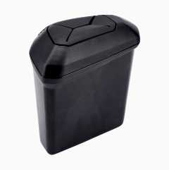 Waste basket with lid