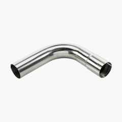 Elbow pipe with sleeve 90°, 51 mm