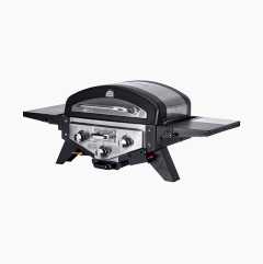Portable gas grill, stainless, 4.7 kW