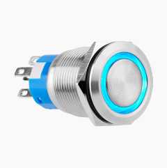 Strömbrytare, blå LED