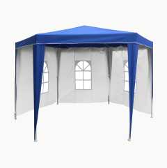 Marquee tent, six-sided