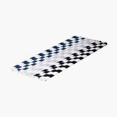 Paper straws, striped, 100-pack