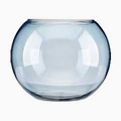 Glass Bowl, blue
