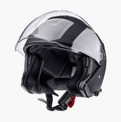 Open-face helmet with visor