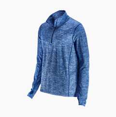 Functional shirt ½ zip, men’s, blue, blended