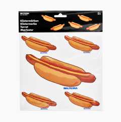 Sticker “Biltema Hot Dog”, 5-pack