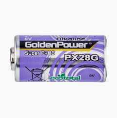 4LR44/PX28G, Alkaline battery, 6 V (x1)