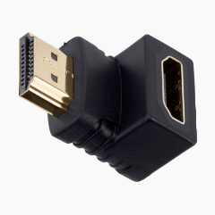 HDMI A-adapter, vinklet