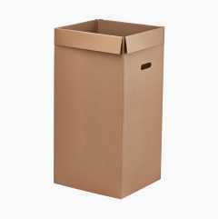 Refuse bin in corrugated cardboard