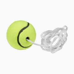 Tennis ball with string