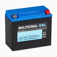 Motorcycle battery Gel, 12 V, 20 Ah, 175 x 87 x 155/175 mm