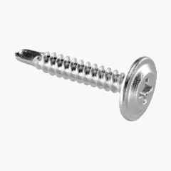 Mounting screw with drill tip