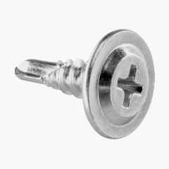 Mounting screw with drill tip