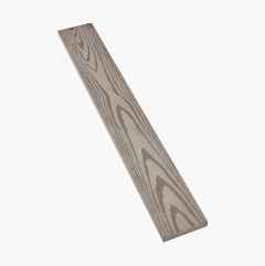 Peitelista komposiittilautaan, 2800 x 70 x 12 mm, vaaleanharmaa