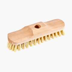 Wooden scrubbing brush