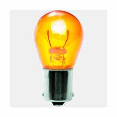 Light bulb BA15s, 12 V, 21 W, orange, 2-pack