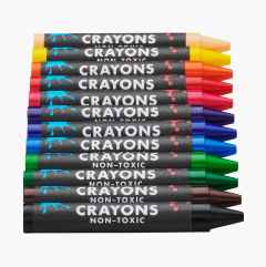Jumbo Crayons, 12-pack