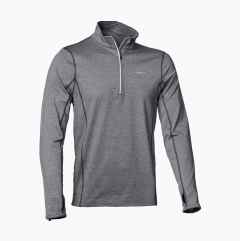 Functional shirt ½ zip, men’s, dark grey, blended