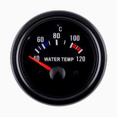 Water temperature gauge, analogue