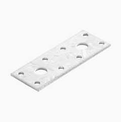 Hole plate with bolt holes, 100 x 35 x 2,5 mm