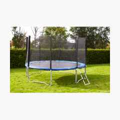 Trampoline with safety net, 396 cm