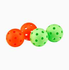 Floorballs, coloured, 4-pack