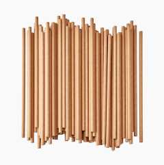 Paper straws, 20 cm, 100-pack