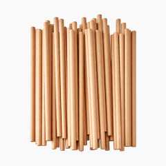 Paper straws, 24 cm, 50-pack