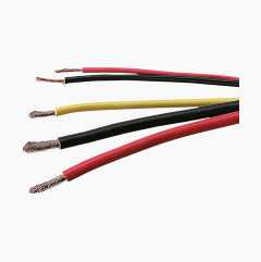 Conductor cable, RKUB, 6 mm², black, 5 m