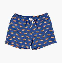 Beach shorts “Biltema Hot Dog”, navy blue