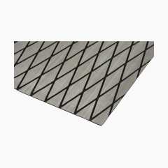 EVA Teak, grey, chequered pattern (black seams)