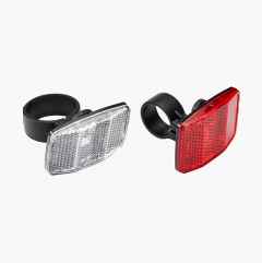 Bicycle reflector kit, front and rear