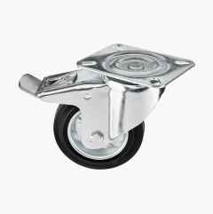 Castor Wheel with brake, 30 x 100 mm