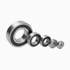 Ball bearings 6301-2RS, 12x37x12 mm