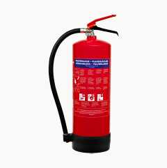 Fire extinguisher, powder, ABC, 6 l